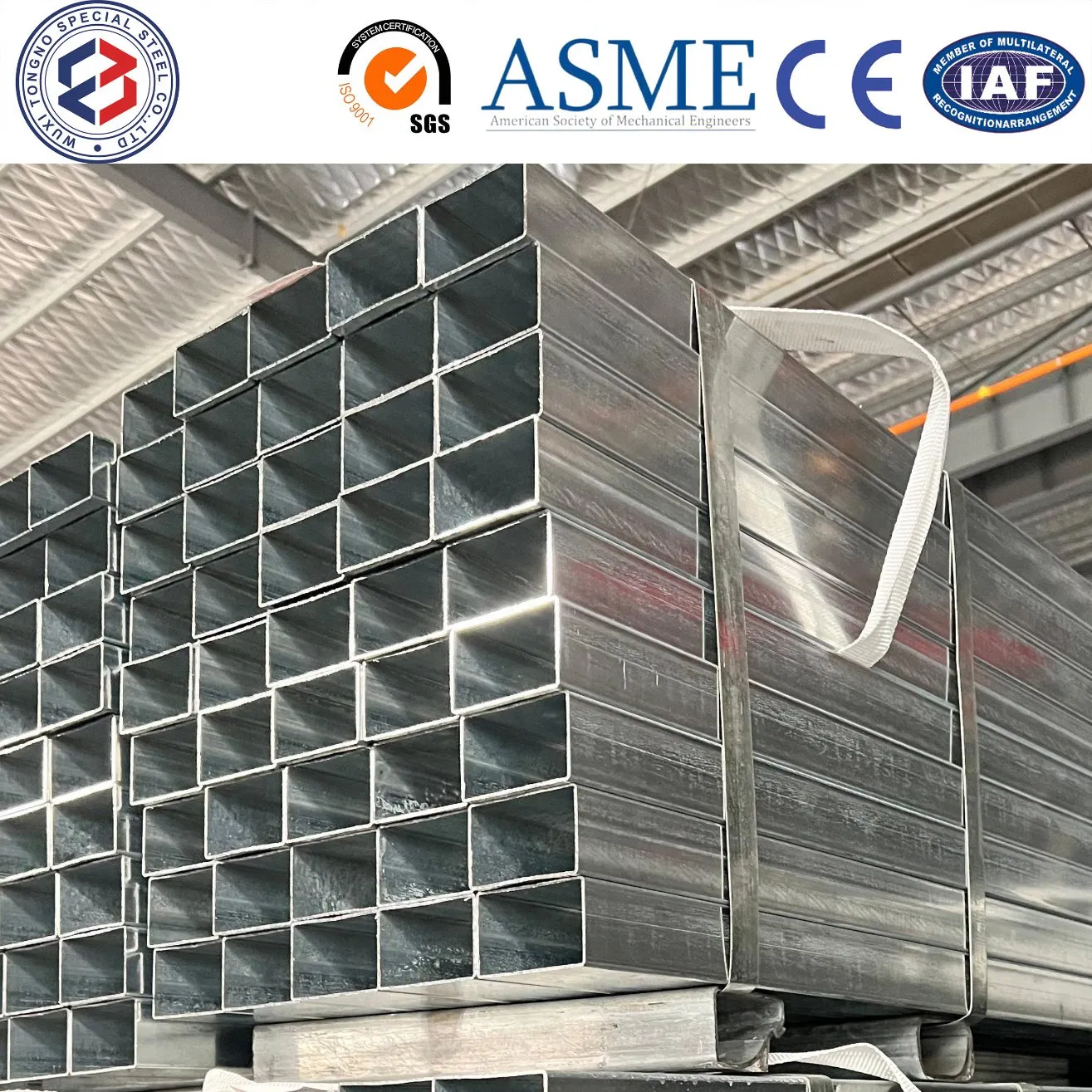 High-Quality ASTM A500 Carbon Steel Tubes for Structural Use Marine Grade ASTM A312 Tp316L/Uns S31803 Profiled Stainless Steel Pipe for Shipbuilding