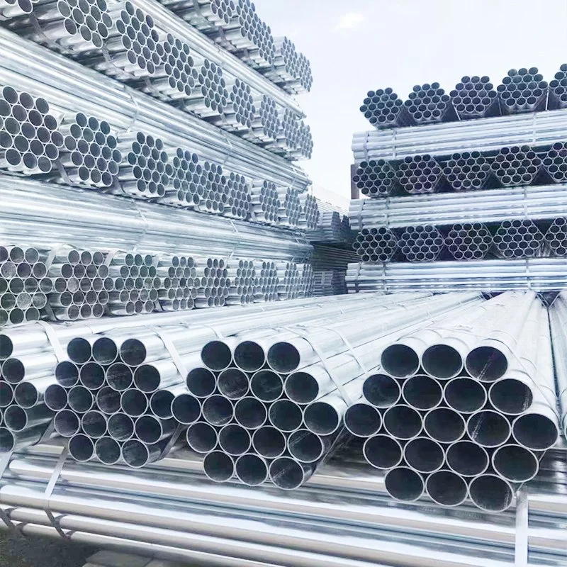Hot DIP Galvanized Q235 Q345 Scaffolding Weld Steel Pipe Frame Steel Galvanized