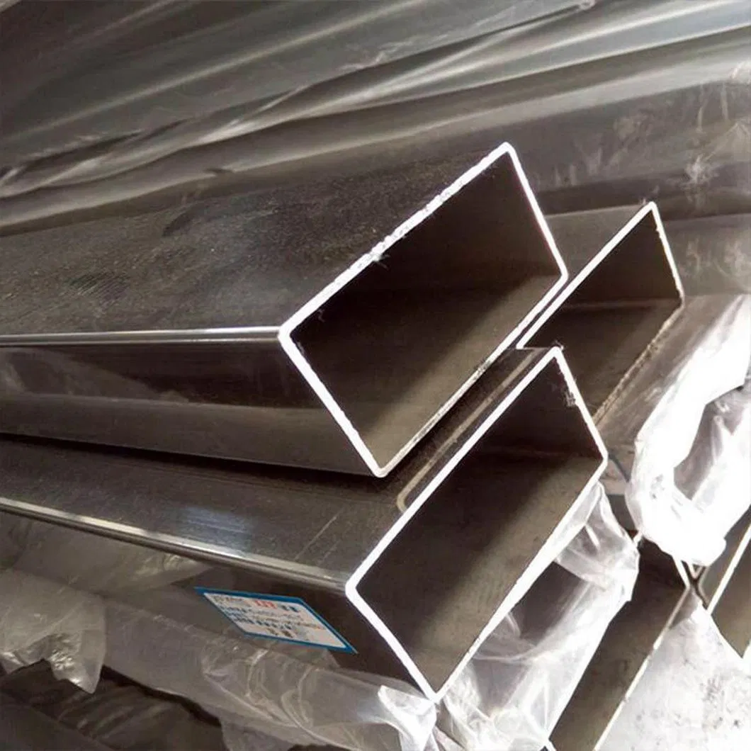 Prime Quality Competitive Price Rectangular Pipe Metal 304 316 Stainless Steel Square Tube