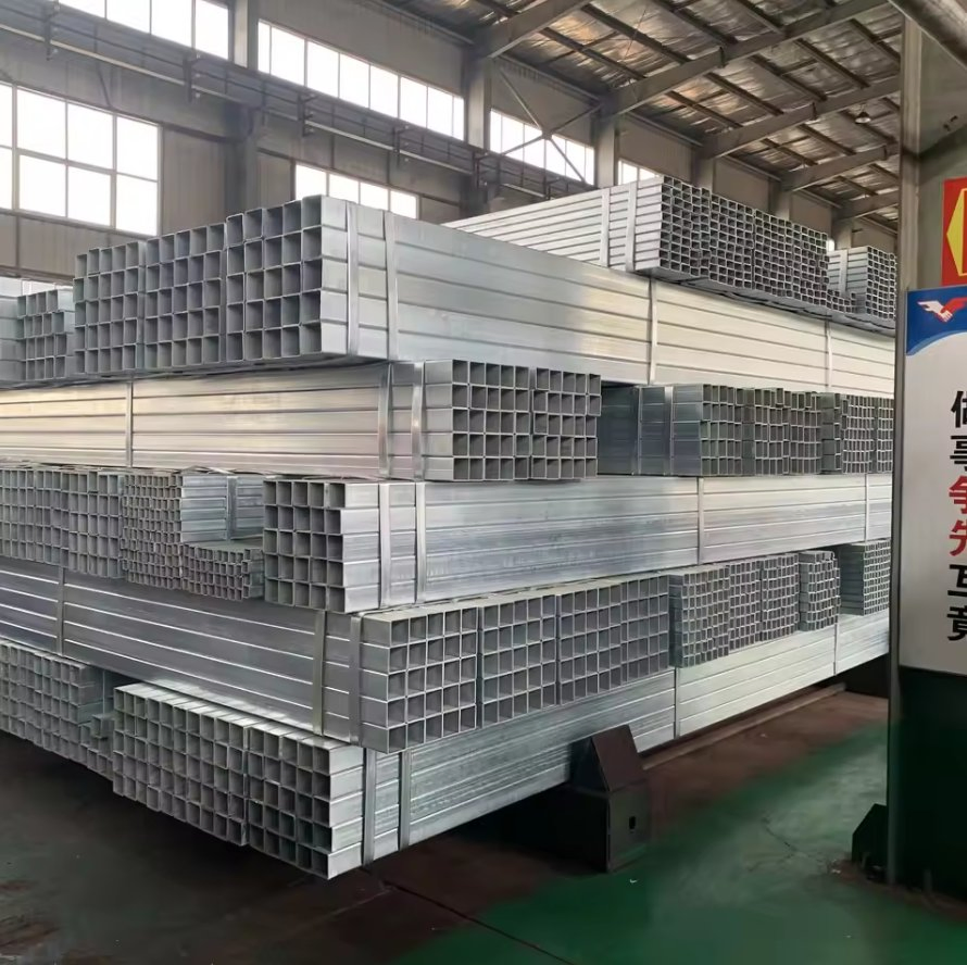 Mild Carbon Welded Metal Ms ERW Black Iron Hollow Section Rectangular and Square Steel Pipe 200X200 Galvanized Square Tube