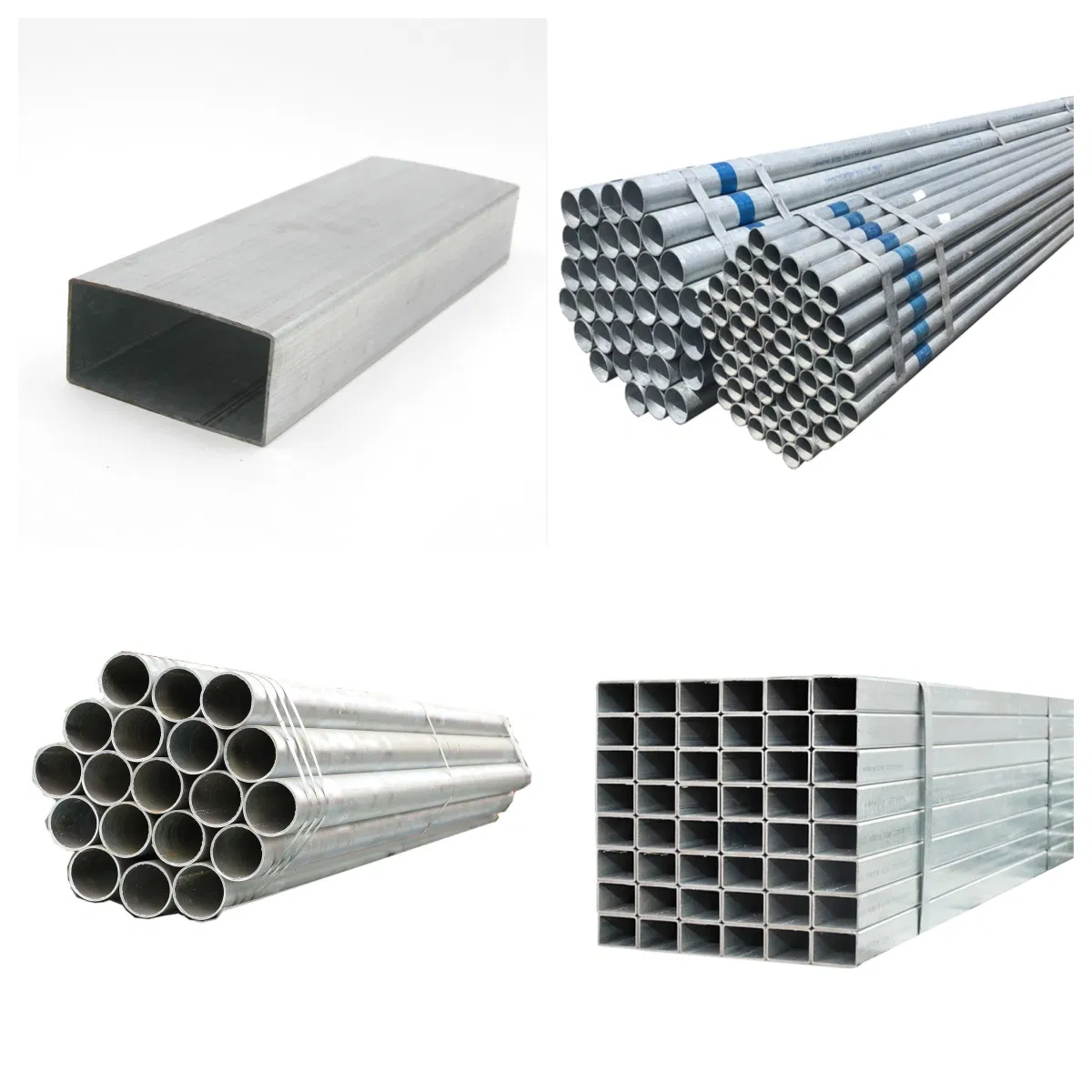 20FT 40X40 2X2 2 Inch Hollow Section Rectangular Hot DIP Galvanized Steel Square Pipe Tube