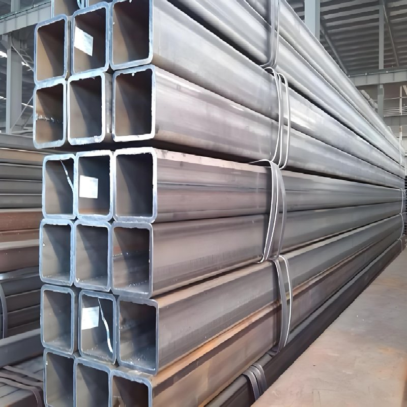 ASTM A36 A500 SAE 1006 S235 S355 Hollow Section Rectangular Pipe Welded Ms ERW Black Iron Rhs Shs Carbon Steel Square Tube Price