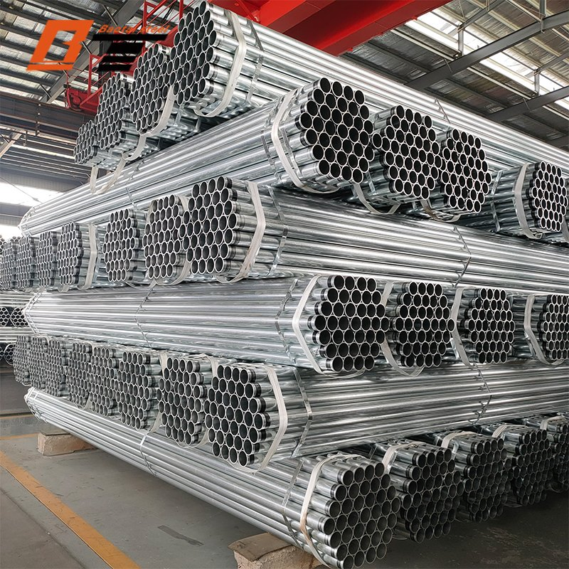 Pipes 5L Hot Dipped Carbon Seamless Steel Pipe Black Zinc Coated Ms Iron Tube Q345 Q195 Steel Pipes