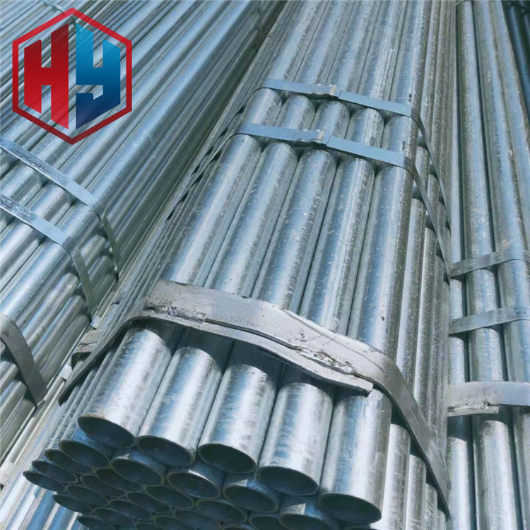 Galvanized Steel Pipe Scaffolding Round Hot Dipped Gi Pipe for Building ASTM Pre Galvanized Steel Tube
