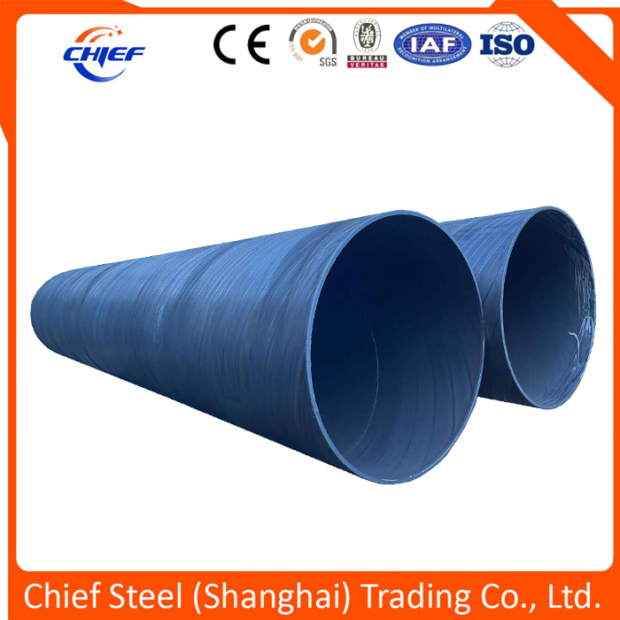 Q235 Black 20# 45# 16mn Large Diameter Spiral Welded Steel Pipe