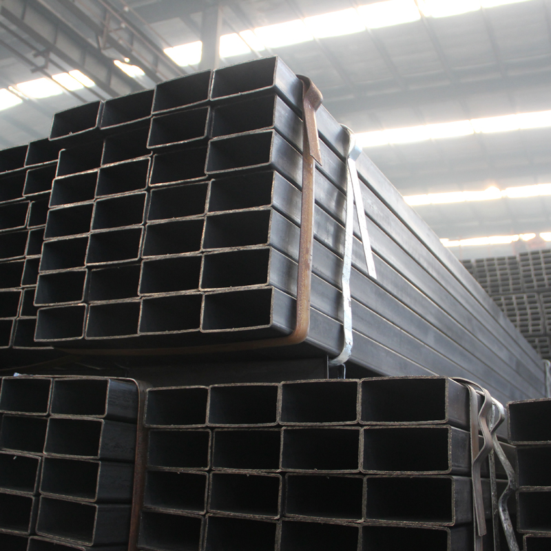 China Carbon Welded Black Structural Prices ERW Steel Pipe Mild Square Tube