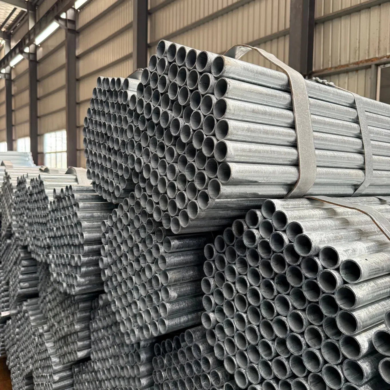 En 10219 Pre-Galvanized Steel Pipe - Z120 Coating for Structural Construction &amp; Scaffolding Systems