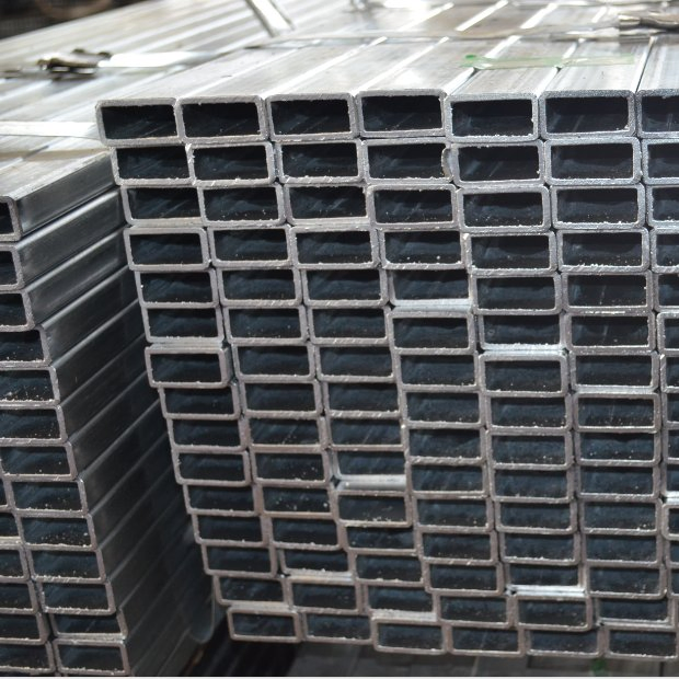 ASTM A500 Hollow Section Galvanized Welded Black Steel Tube A36 Mild Steel Profile Galvanized Rhs Shs Hollow Section Rectangular Square Tube in Stock