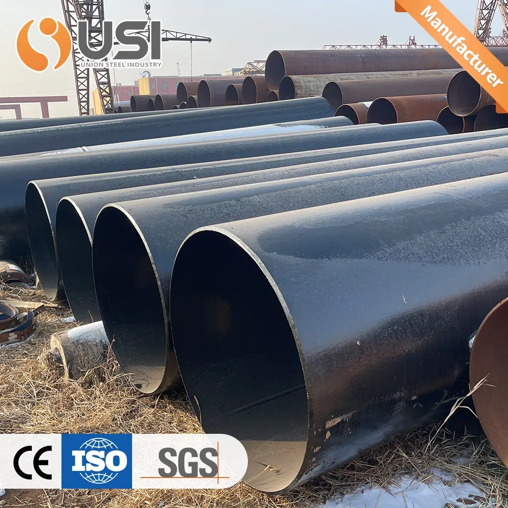 Factory Supply ASTM/En/as/JIS Standard LSAW/Sawl Carbon Steel Pipe for Oil / Gas/Water Transmission/Engineering/Offshore Projects