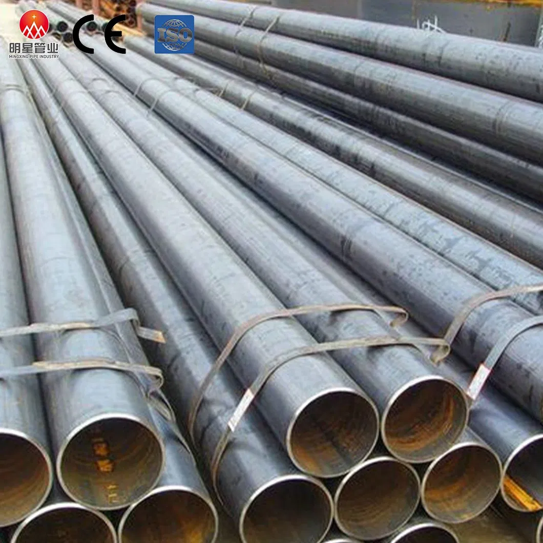 High-Quality 6mm 12in Q235B A53 GB/T9711 ASTM A252 En10217 Press-Resist Industrial Carbon Steel SSAW Pipe