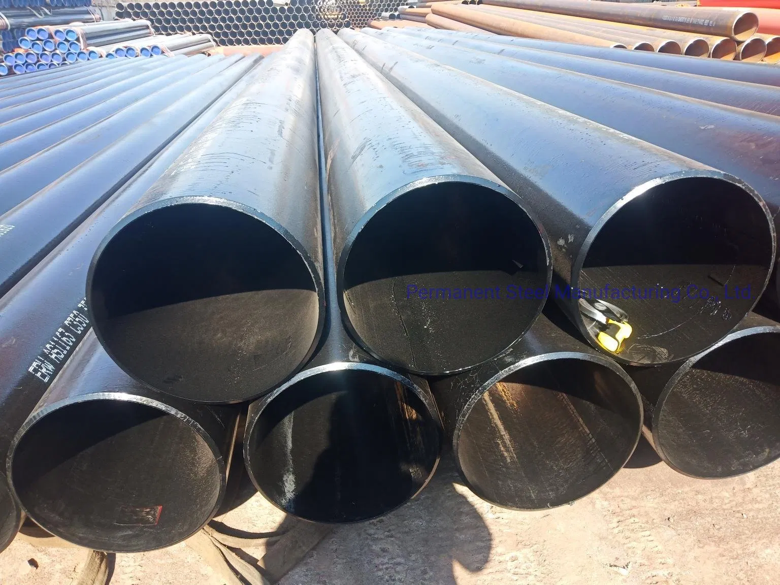 High Quality API 5L ASTM A53/A525 Sch40 Gr B Schedule 80 Black Carbon Steel Square Tube ERW Welded Black Round Steel Pipe