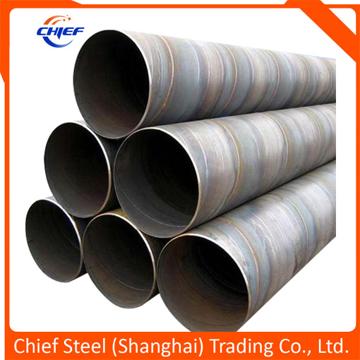 Piling Pipe for SSAW Carbon Steel Pipe En10219 S275jr / S355jr / S355j0h / S355j2h Max. 100m Per Each Length