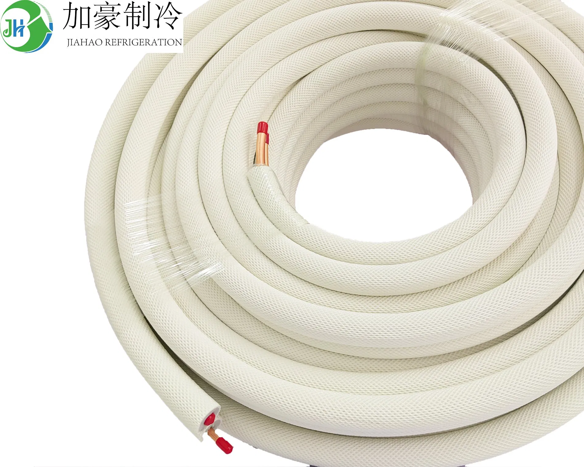 Jiahao Manufacture 1/4+3/8 Home HVAC Copper Pipe 78 Line Set Mini Line &amp; Split Copper Set