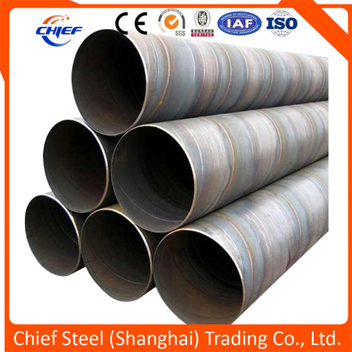 Q235 Black 20# 45# 16mn Large Diameter Spiral Welded Steel Pipe