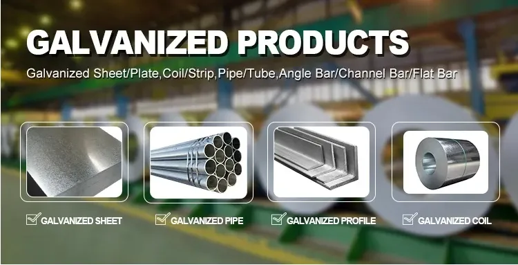 S355JR Galvanized Steel Square Pipe