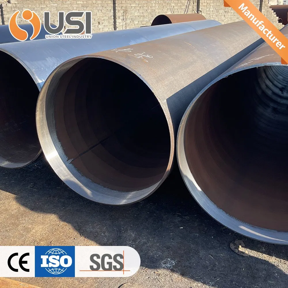 Factory Supply ASTM/En/as/JIS Standard LSAW/Sawl Carbon Steel Pipe for Oil / Gas/Water Transmission/Engineering/Offshore Projects