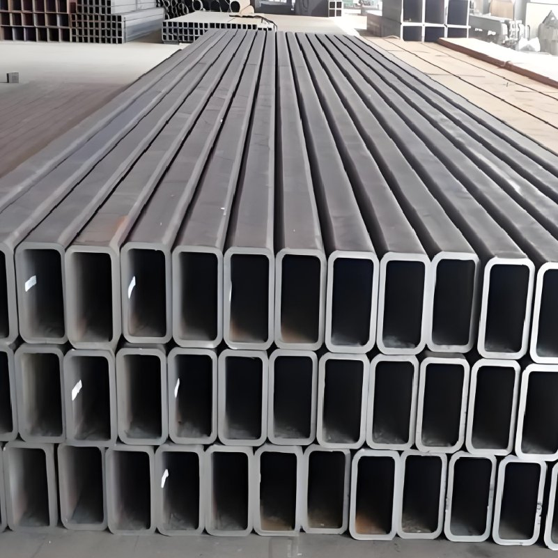 ASTM A36 A500 SAE 1006 S235 S355 Hollow Section Welded Ms ERW Black Iron Rhs Shs Rectangular Square Carbon Steel Tube Price