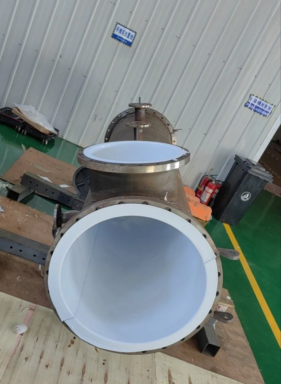 Large Diameter PTFE Lined Steel Chemical Corrosion-Resistant Pipes