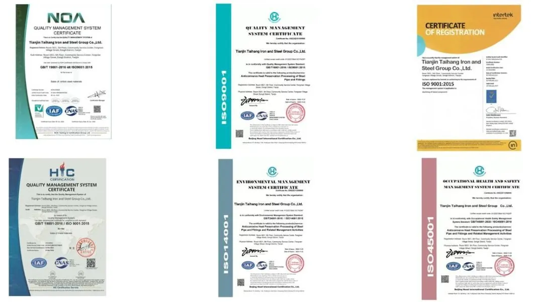 Quality Certifications