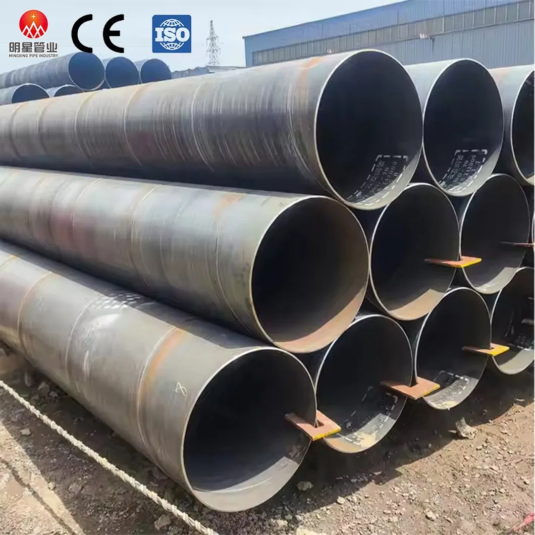 Custom Welded Steel Pipe ASTM A53 Gr. B SSAW/LSAW Od 1/2-24 Inch for Water, Gas, and Oil Transportation Pipeline