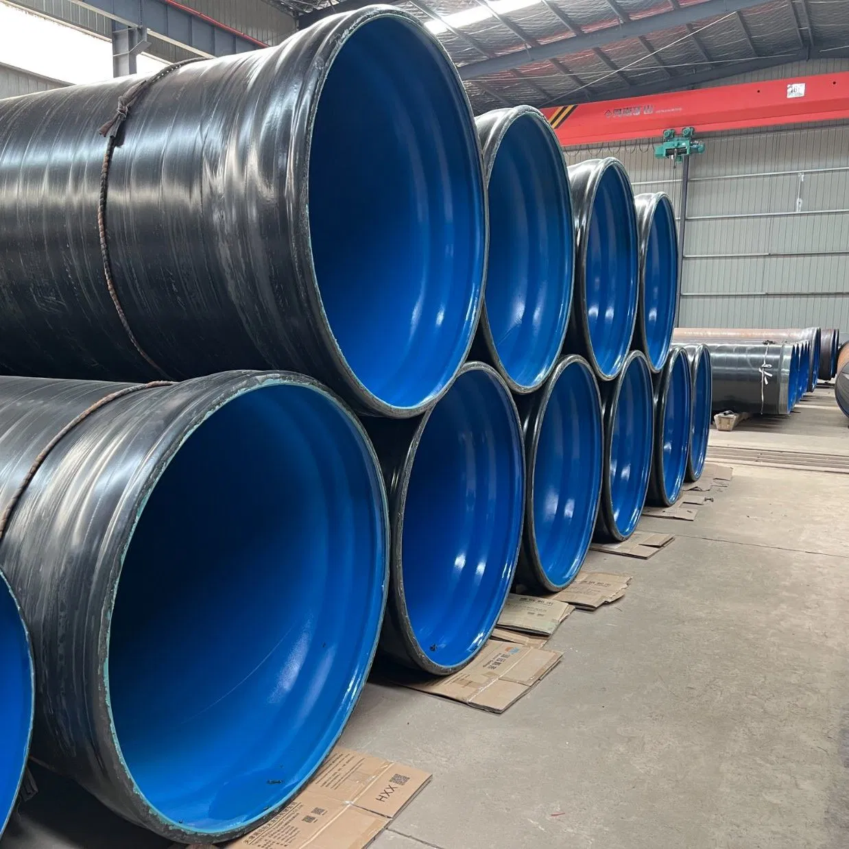 3lpe Coating Spiral Welded Steel Pipes SSAW Natural Gas and Oil Pipeline