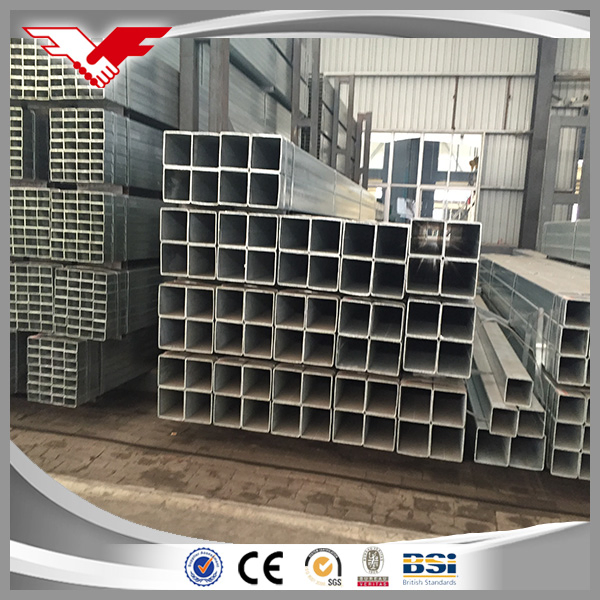 Mild Steel Cold Formed En10219 S235jr S275jr 355jr 355joh 355j2h Black or Galvanized Rectangular Steel Tube Profile/ Square Steel Tube Profile for Building