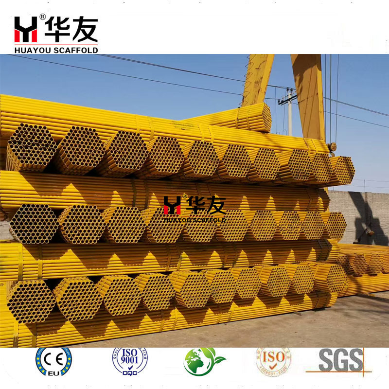 BS1139 En39 En10219 Steel Tube Hollow Section Round Pipe Scaffolding Galvanized Steel Pipe