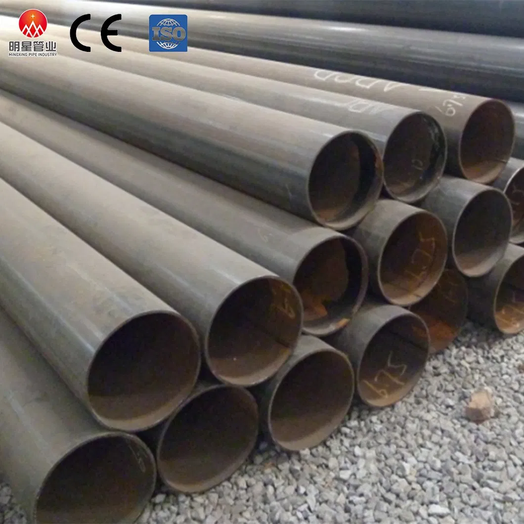 High-Quality 6mm 12in Q235B A53 GB/T9711 ASTM A252 En10217 Press-Resist Industrial Carbon Steel SSAW Pipe