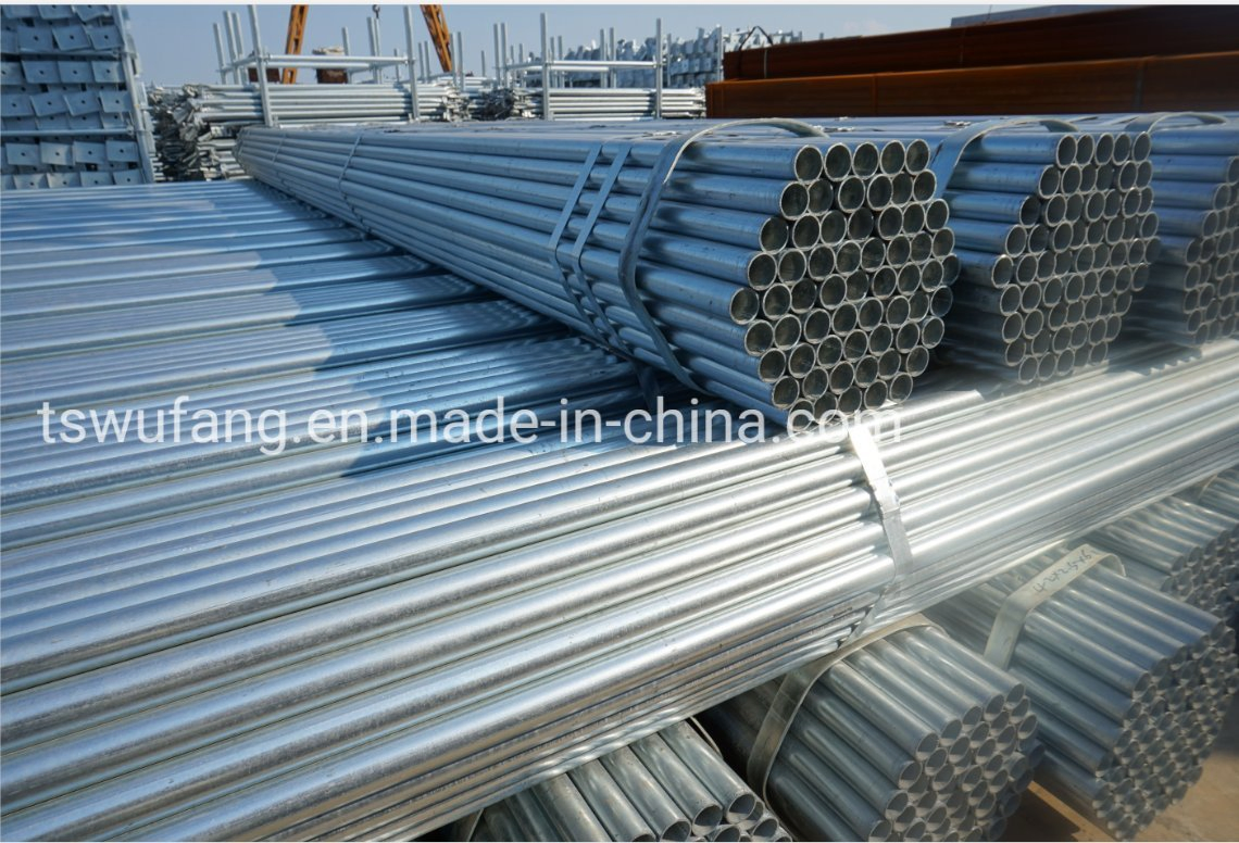 BS En 39 6m Steel Tube Size Scaffolding Pipe