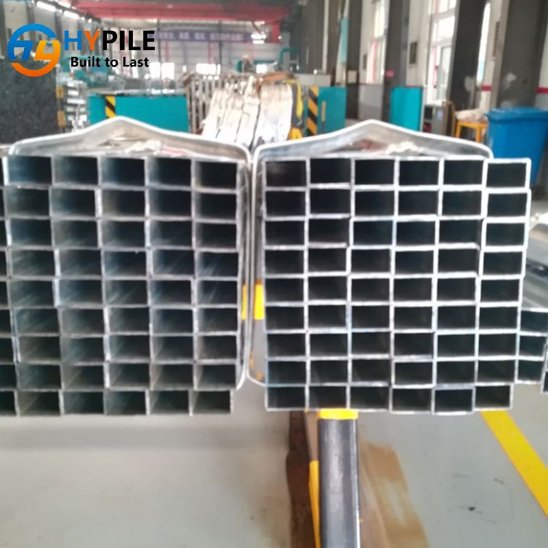 Hypile Structural Square Tube for Solar Power Bracket and Steel Structure