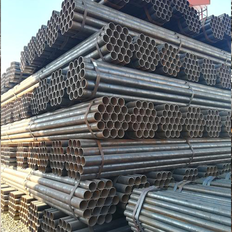 ERW Weld Steel Pipe Small Diameter Wear Resistance Hot Rolling Welded Black Steel Casing Tube