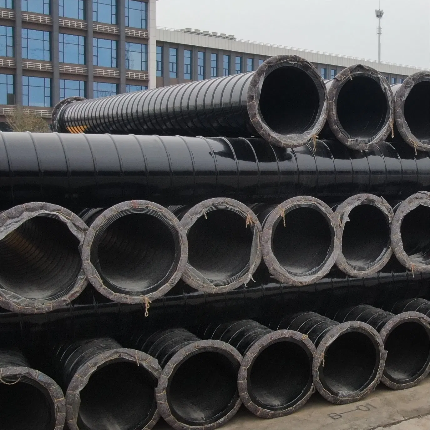 API Pipeline, Agricultural Irrigation Pipe X42 X46 X52 X56 SSAW Steel Large Diameter Mild Spiral Welded Carbon Steel 5L Round GB