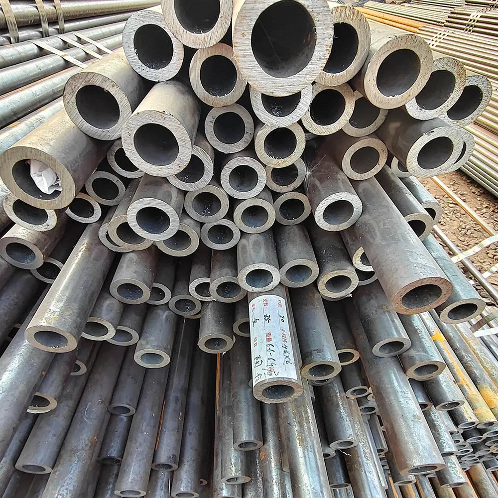 ASTM Standard A53 Ms Carbon 3m 6m 9m 12m Length Round Hot Rolled Seamless Steel Pipe