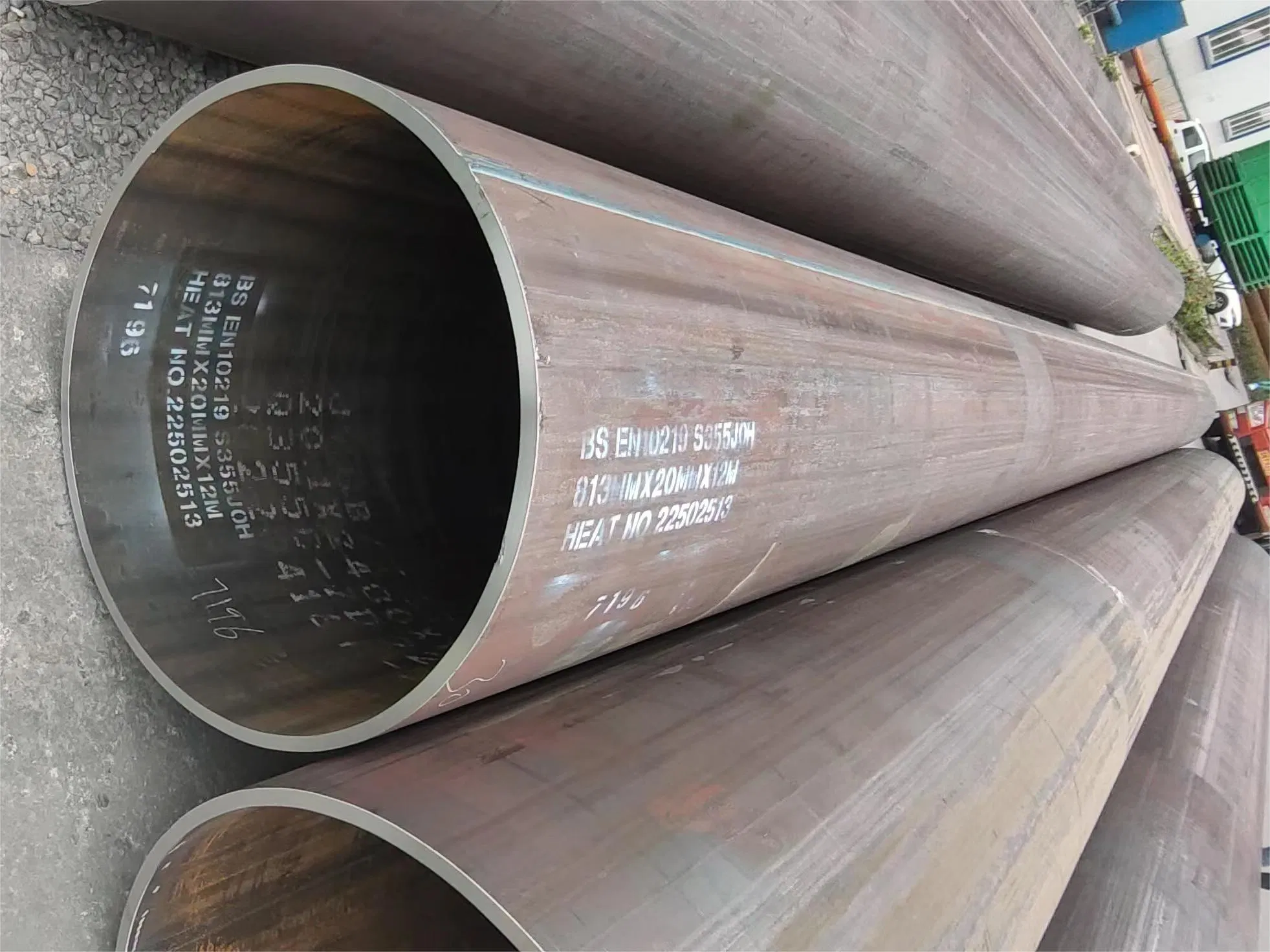 High Quality St37 St52 St45 Black Carbon Steel Tube ERW Welded Steel Pipe