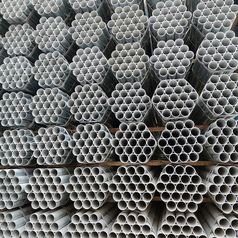 High Stability Zinc Coated Tubing Irrigation Lines Water Distribution Light Engineering Construction Agricultural System Applications Galvanized Steel Pipe