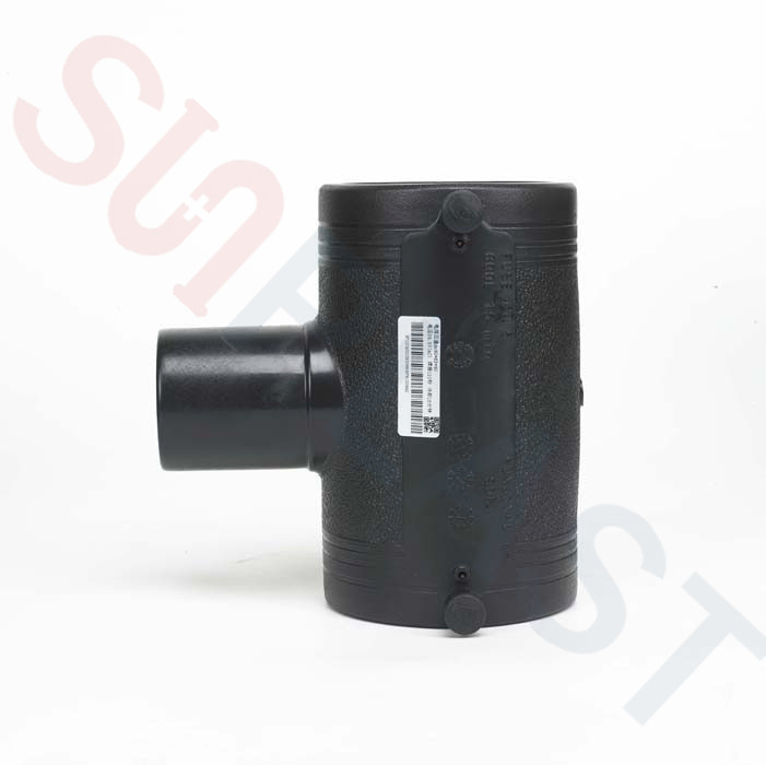 PE100 PE80 Water Well Flexible Black Pipe Blue Line