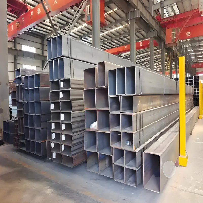 ASTM A36 A500 SAE 1006 S235 S355 Hollow Section Welded Ms ERW Black Iron Rhs Shs Rectangular Square Carbon Steel Tube Price
