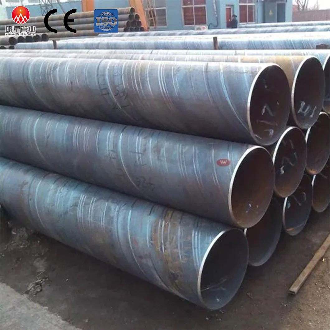 Custom Welded Steel Pipe ASTM A53 Gr. B SSAW/LSAW Od 1/2-24 Inch for Water, Gas, and Oil Transportation Pipeline