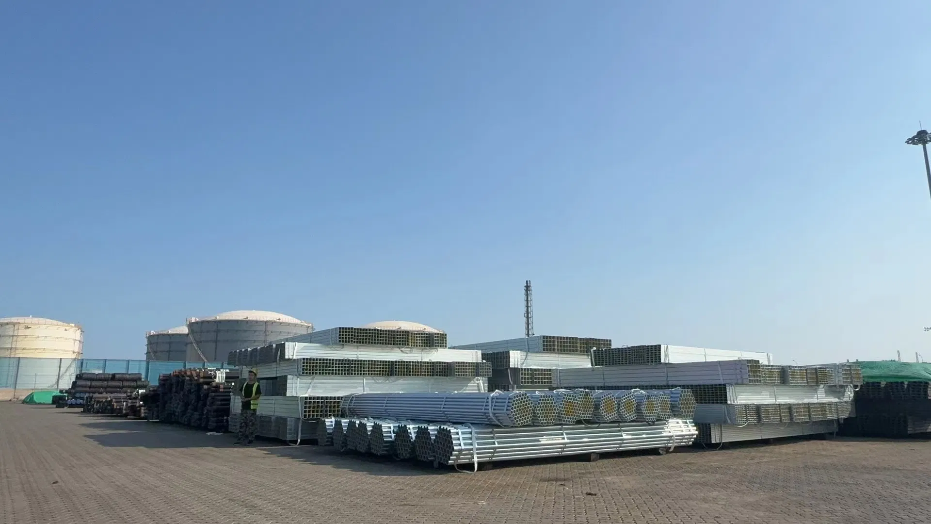 En39/En10219 Hot-Dipped ERW Tube Gi Galvanized Steel Pipe