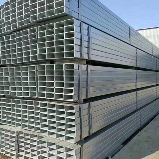 20FT 40X40 2X2 2 Inch Hollow Section Rectangular Hot DIP Galvanized Steel Square Pipe Tube