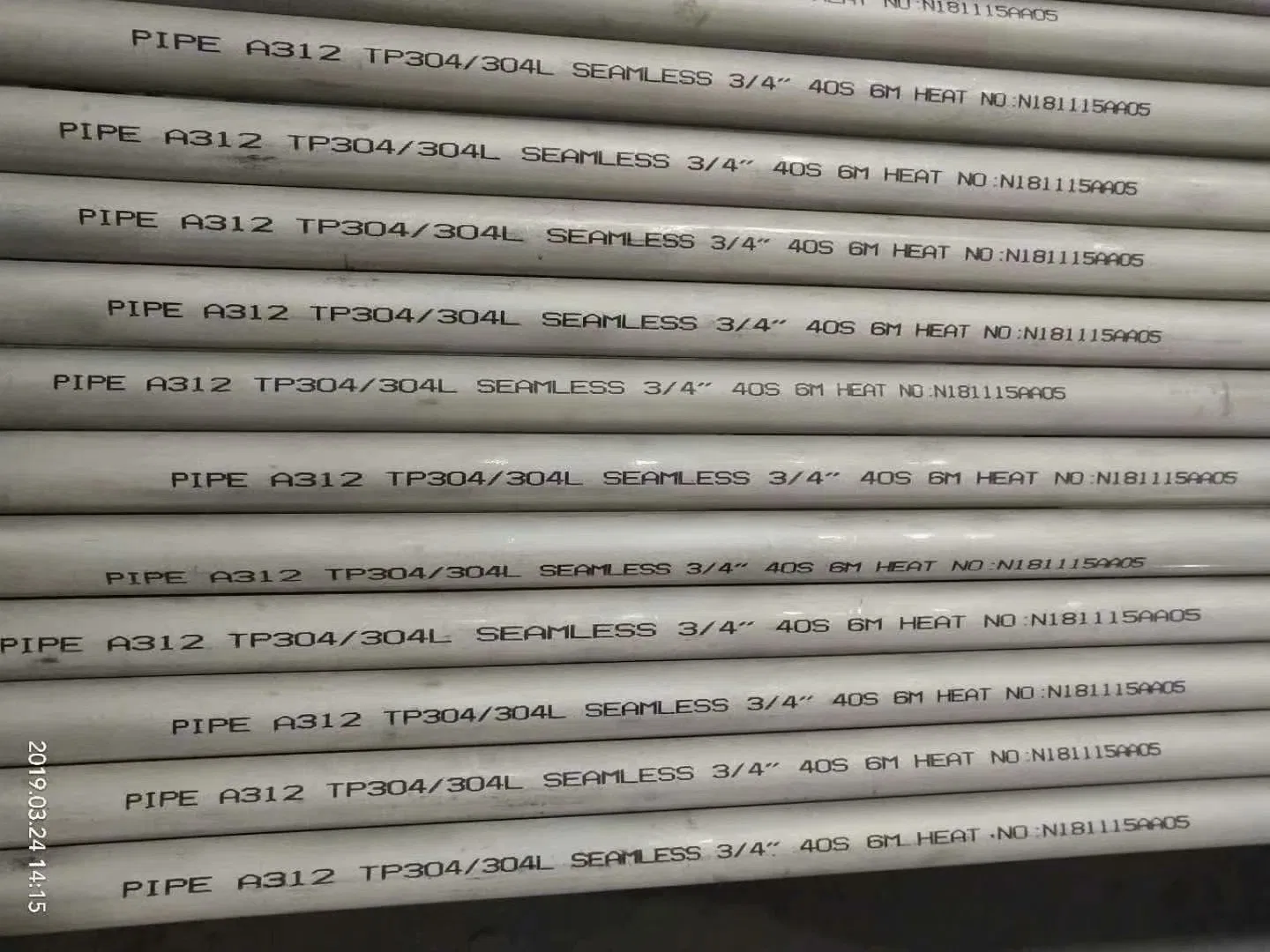 04kh18n10 Seamless Stainless Steel Pipe DIN 1.4307 Steel Pipe