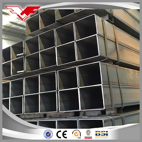 Mild Steel Cold Formed En10219 S235jr S275jr 355jr 355joh 355j2h Black or Galvanized Rectangular Steel Tube Profile/ Square Steel Tube Profile for Building