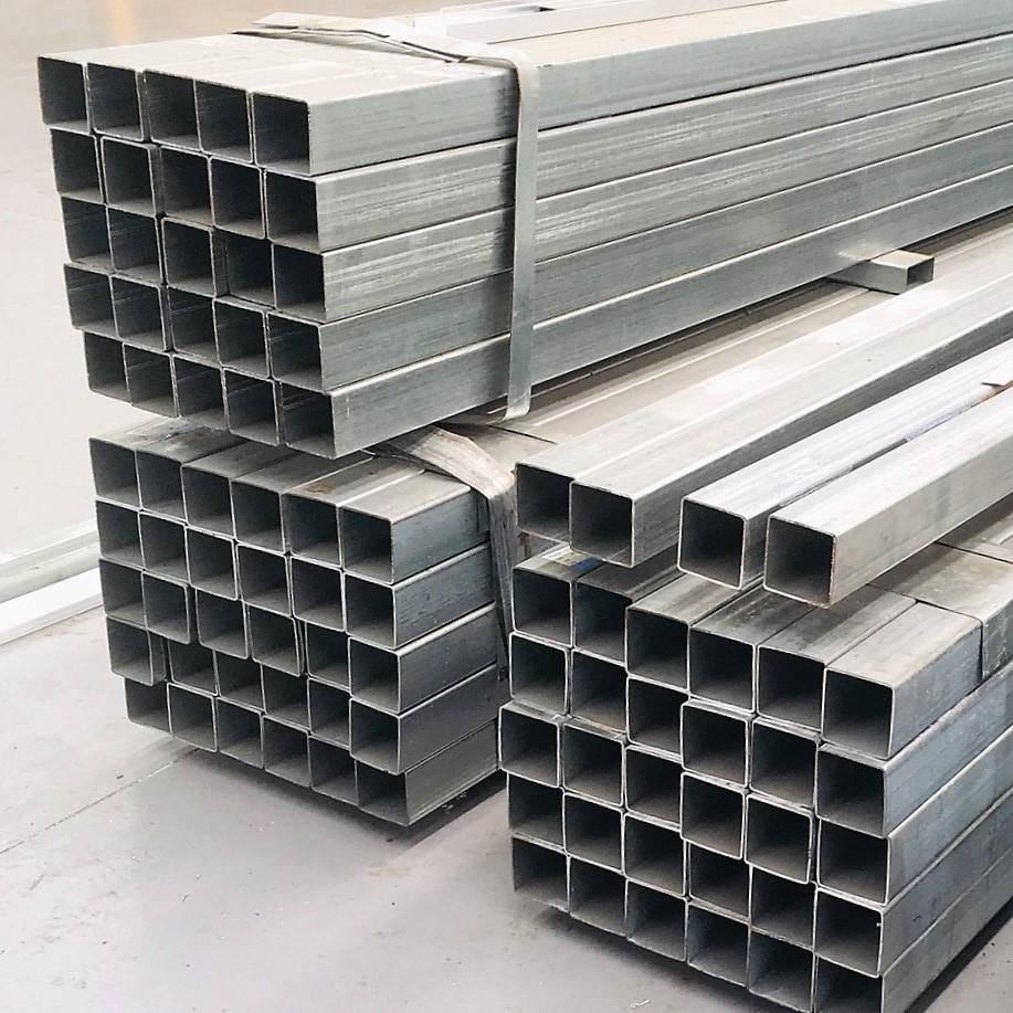 Shs Rhs Galvanized Ptr 80X80 100X100 Carbon Steel Rectangular Square Tube