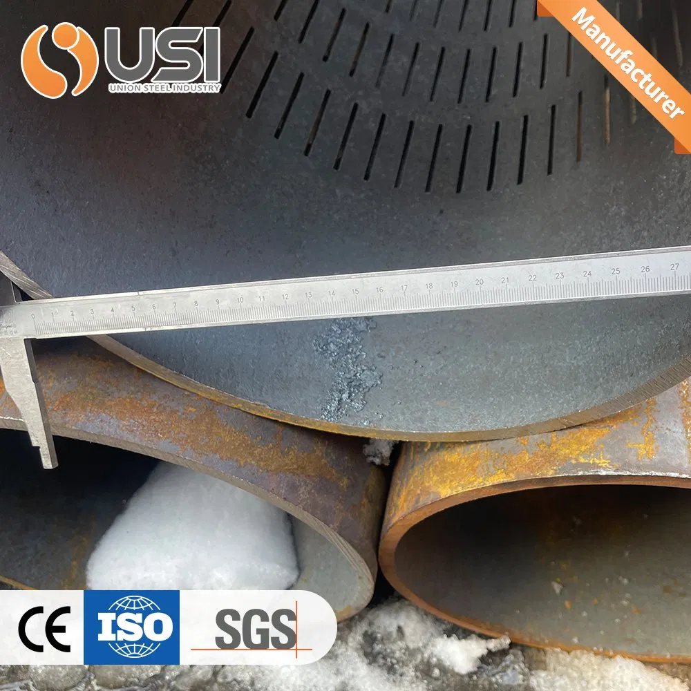 SSAW Pipe ASTM A252 Precision Spiral Weld Steel Pipe Spirally Submerged Arc Welding (SSAW) Carbon Steel Pipe Customizable Sizes for Industrial Use