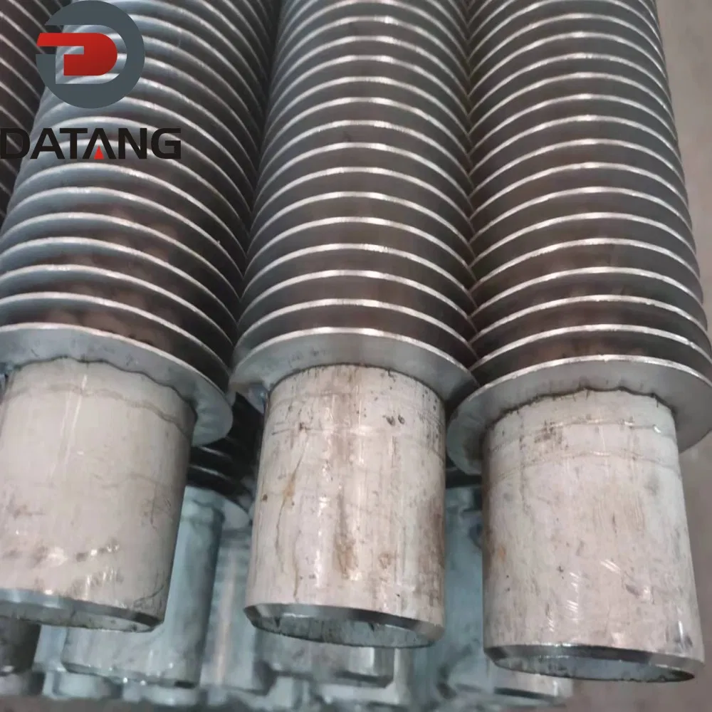OEM Waste Heat Recovery Boiler Heat Exchanger Tubes High Frequency Solid Welded Spiral Fins Finned Tube