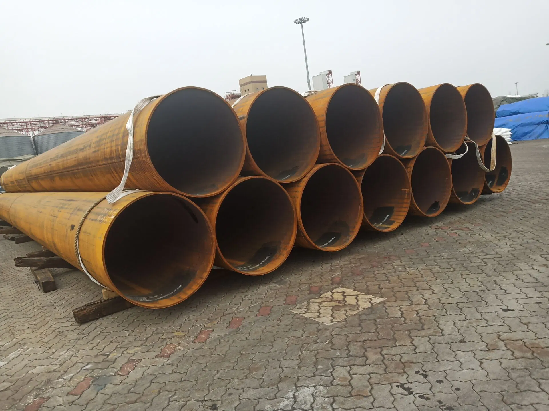 ASTM A252 Gr. 3 LSAW Steel Pipe for Piling / Foundation Works