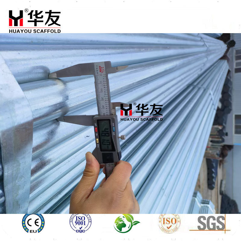 BS1139 En39 En10219 Steel Tube Hollow Section Round Pipe Scaffolding Galvanized Steel Pipe