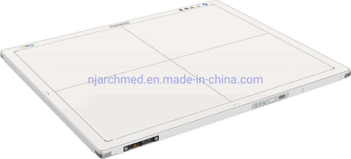Medical Equipment Digital Flat Panel Detector X Ray Machine Wire and Wireless Flat Panel Detector 17''x17'' for Veterinary and Human Promotion Price