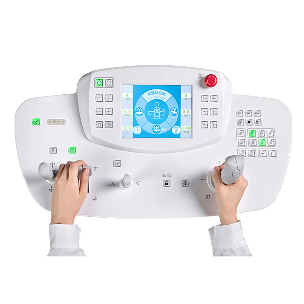 High Frequency Digital Dynamic Detector Radiography &amp; Fluoroscopy Dr X Ray System