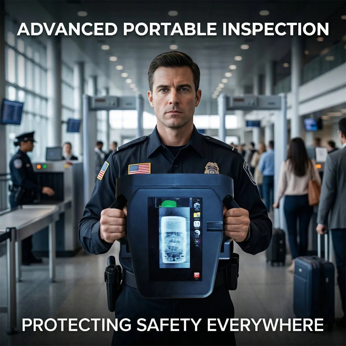 140kv High Resolution Handheld X-ray Backscatter Imaging System